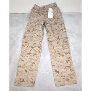 USMC Camo Pants Mens Small 27x33 Long Desert Marpatt Insect Guard Cargo‎ NEW
